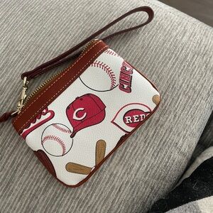Barely used Dooney Burke wristlet Cincinnati Reds